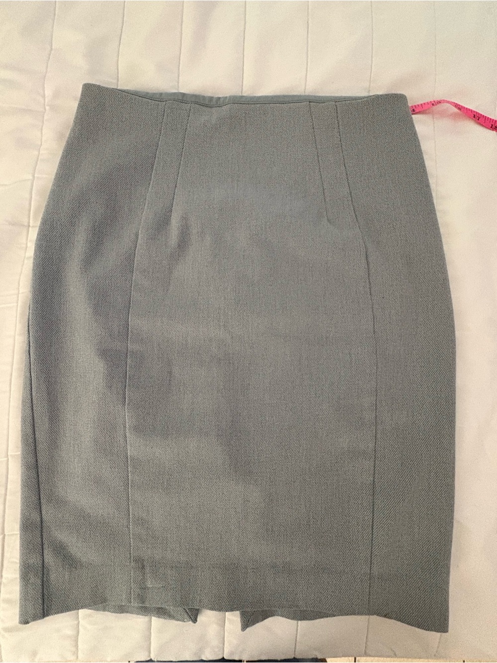 Express Gray Textured Pencil Skirt